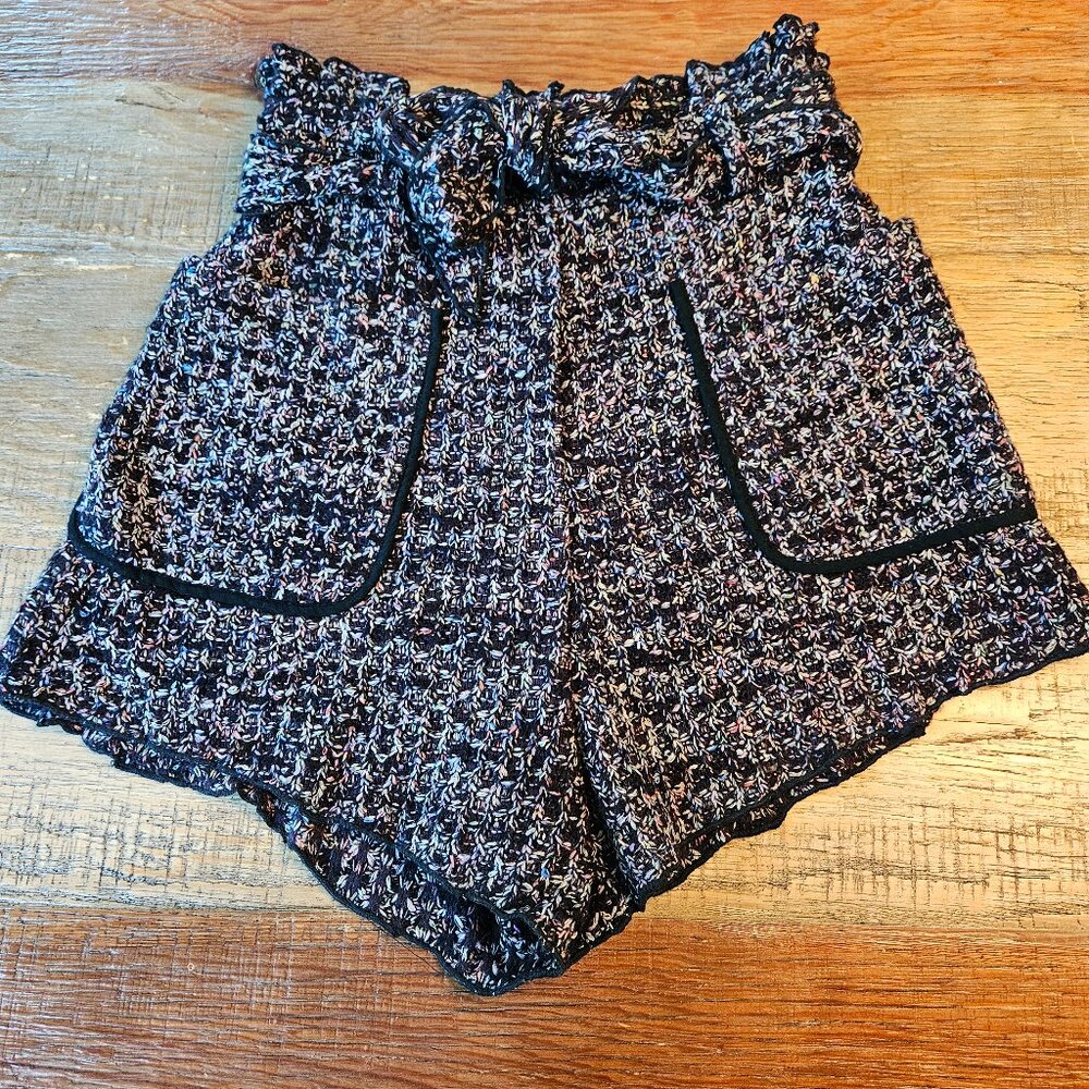 Line & Dot Women's Multi-Colored Knit Shorts - Size XS